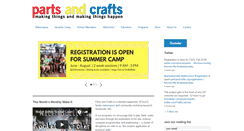 Desktop Screenshot of partsandcrafts.org